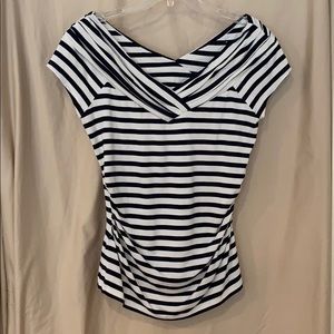 white house black market striped tee